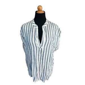 LAJU LOS ANGELES NEW WITH TAGS WOMENS STRIPE SHIRT SIZE M